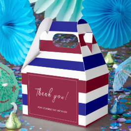 赤王室の青結婚テーマ フェイバーボックス