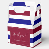 赤王室の青結婚テーマ フェイバーボックス (オープン)