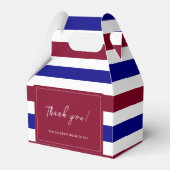 赤王室の青結婚テーマ フェイバーボックス (正面サイド)