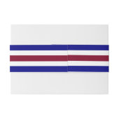 赤王室の青結婚テーマ 招待状ベリーバンド (裏面例)