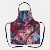 赤瑪瑙クリスタルジオード抽象芸術 エプロン (正面)