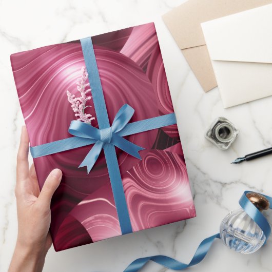 赤瑪瑙クリスマスオーナメント包装紙 ラッピングペーパー (ギフト)