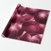 赤瑪瑙クリスマスオーナメント包装紙 ラッピングペーパー (アンロールド)