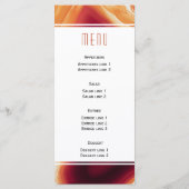 赤瑪瑙スライス結婚のカード メニュー (裏面)