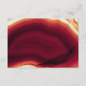 赤瑪瑙スライス結婚の詳細挿入カード エンクロージャーカード (裏面)