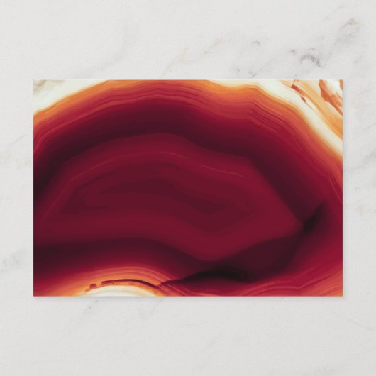 赤瑪瑙スライス結婚の詳細挿入カード エンクロージャーカード (裏面)