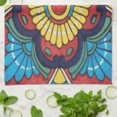 赤瓦メキシコタラセラミックス キッチンタオル (折り畳み)