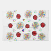 赤甘草キッチンハンドタオル キッチンタオル (横)