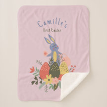 赤生まれたばかりのちゃん女の子のためのイースター