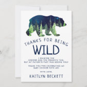 赤生まれん坊のシャワーを浴びる サンキューカード (正面)