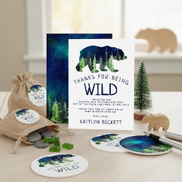 赤生まれん坊のシャワーを浴びる サンキューカード