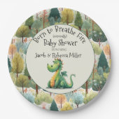 赤生まれん坊のシャワーを浴びる ペーパープレート (正面)