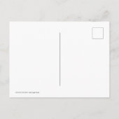 赤生姜フラワーポストカード ポストカード (裏面)