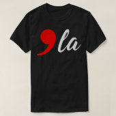 赤用CommaLa Kamala Tシャツ (デザイン正面)