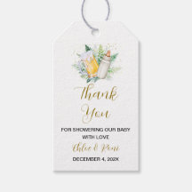 赤男女兼用ちゃんシャワーありがとうラベル