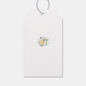 赤男女兼用ちゃんシャワーありがとうラベル ギフトタグ (裏面)