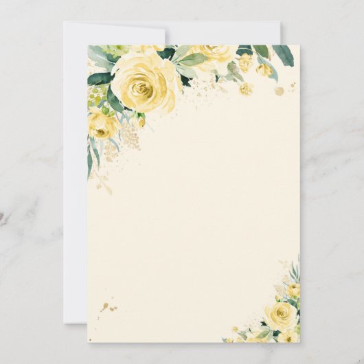 赤男女兼用ちゃんシャワーでゾウを運転 招待状 (裏面)