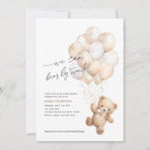 赤男女兼用ちゃんシャワーを待つ 招待状 (正面)