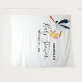 赤男女兼用ちゃんシャワーストル写真背景 タペストリー (正面(横))