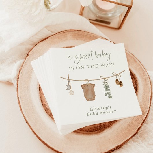 赤男女兼用ちゃんシャワーナプキン、ジェンダーの表示 スタンダードカクテルナプキン