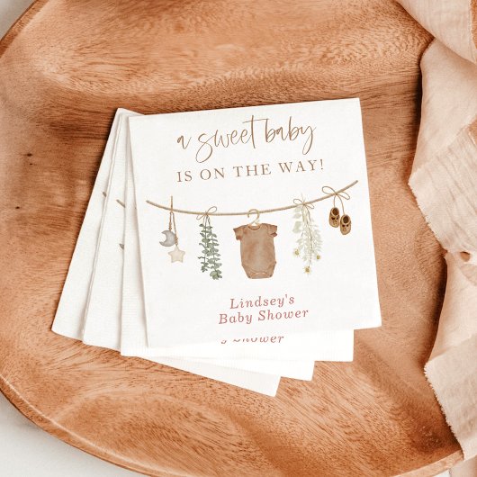 赤男女兼用ちゃんシャワーナプキン、ジェンダーの表示 スタンダードカクテルナプキン