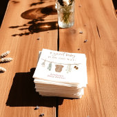 赤男女兼用ちゃんシャワーナプキン、ジェンダーの表示 スタンダードカクテルナプキン