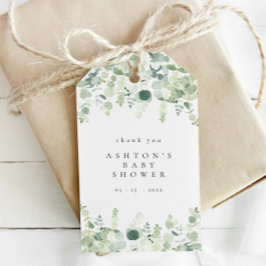 赤男女兼用ちゃんシャワーメッセージカード ギフトタグ