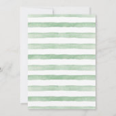 赤男女兼用ちゃんシャワー招待状赤ちゃん服 招待状 (裏面)