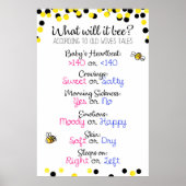 赤男女兼用ちゃんシャワー標識 ポスター (正面)