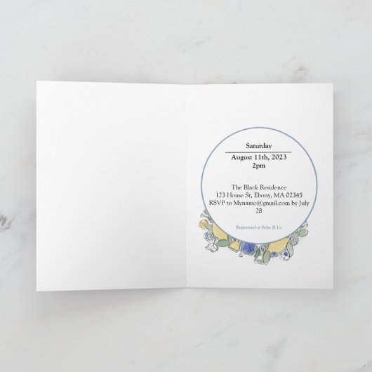 赤男女兼用ちゃんシャワー水カラーフローラ カード (内部)