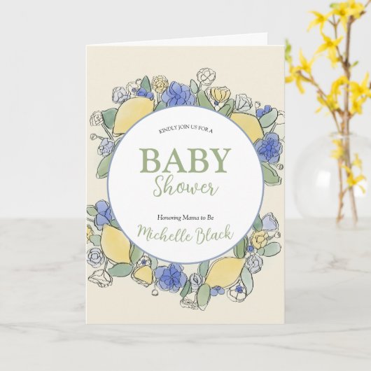 赤男女兼用ちゃんシャワー水カラーフローラ カード (黄色い花)