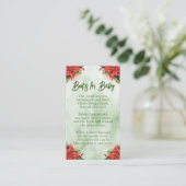 赤男女兼用ちゃんシャワー用クリスマスブック エンクロージャーカード (スタンド正面)