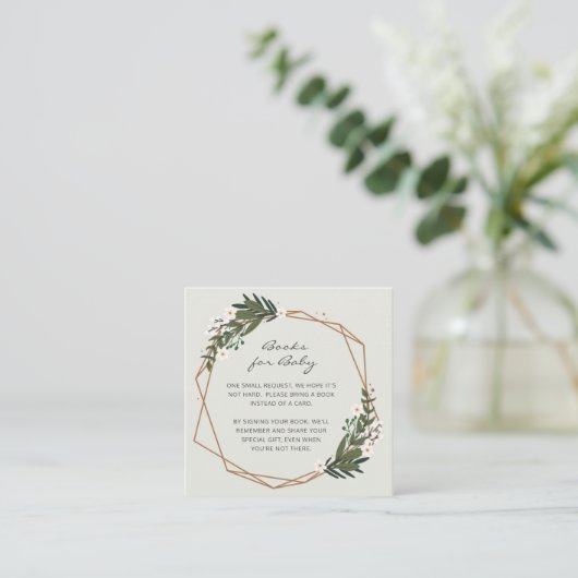 赤男女兼用ちゃんシャワー用幾何学本 エンクロージャーカード (スタンド正面)