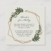 赤男女兼用ちゃんシャワー用幾何学本 エンクロージャーカード (正面)