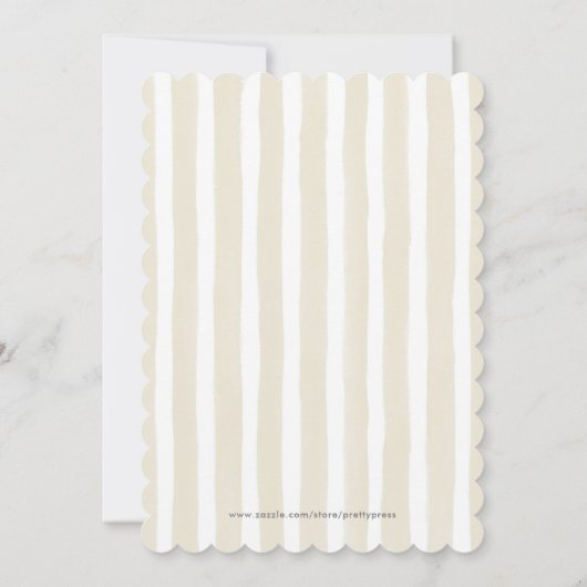 赤男女兼用ちゃんシャワー請求書を待つことができる 招待状 (裏面)