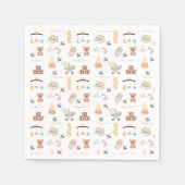 赤男女兼用ちゃんシャワー スタンダードカクテルナプキン (正面)