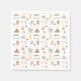 赤男女兼用ちゃんシャワー スタンダードカクテルナプキン