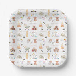 赤男女兼用ちゃんシャワー ペーパープレート