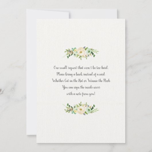 赤男女兼用ちゃんシャワー 招待状 (裏面)