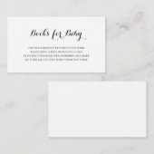 赤男女兼用シンプルちゃんシャワー用の本 エンクロージャーカード (正面/裏面)