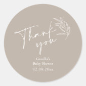 赤男女兼用モダンちゃんシャワー ラウンドシール (正面)