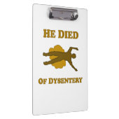 赤痢で死んだ クリップボード (右)
