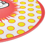 赤白おもしろい黄抽出モルスターバスト カッティングボード (角)