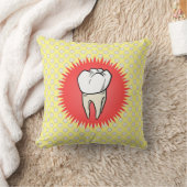 赤白おもしろい黄抽出モルスターバスト クッション (ブランケット)