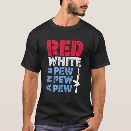 赤白とピューのアパレル Tシャツ (正面)
