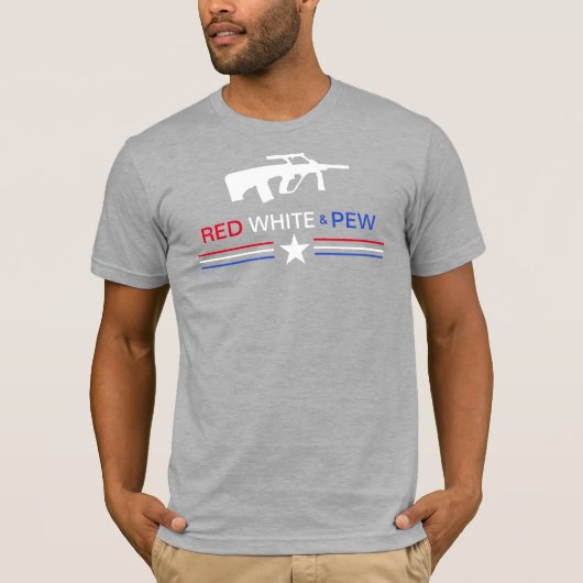 赤白とピュー愛国者 Tシャツ (正面)