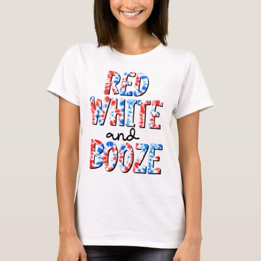 赤白とブーズ愛国心 Tシャツ (正面)