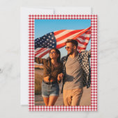 赤白と愛のエンゲージメントパーティー招待状 招待状 (裏面)