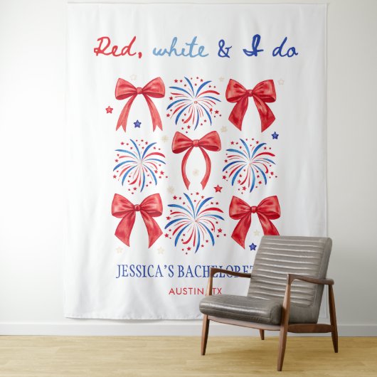 赤白と私は7月の4日バチェロレッテ タペストリー (インサイチュ)