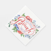 赤白と私は |フローラブランチ スタンダードランチョンナプキン (角)